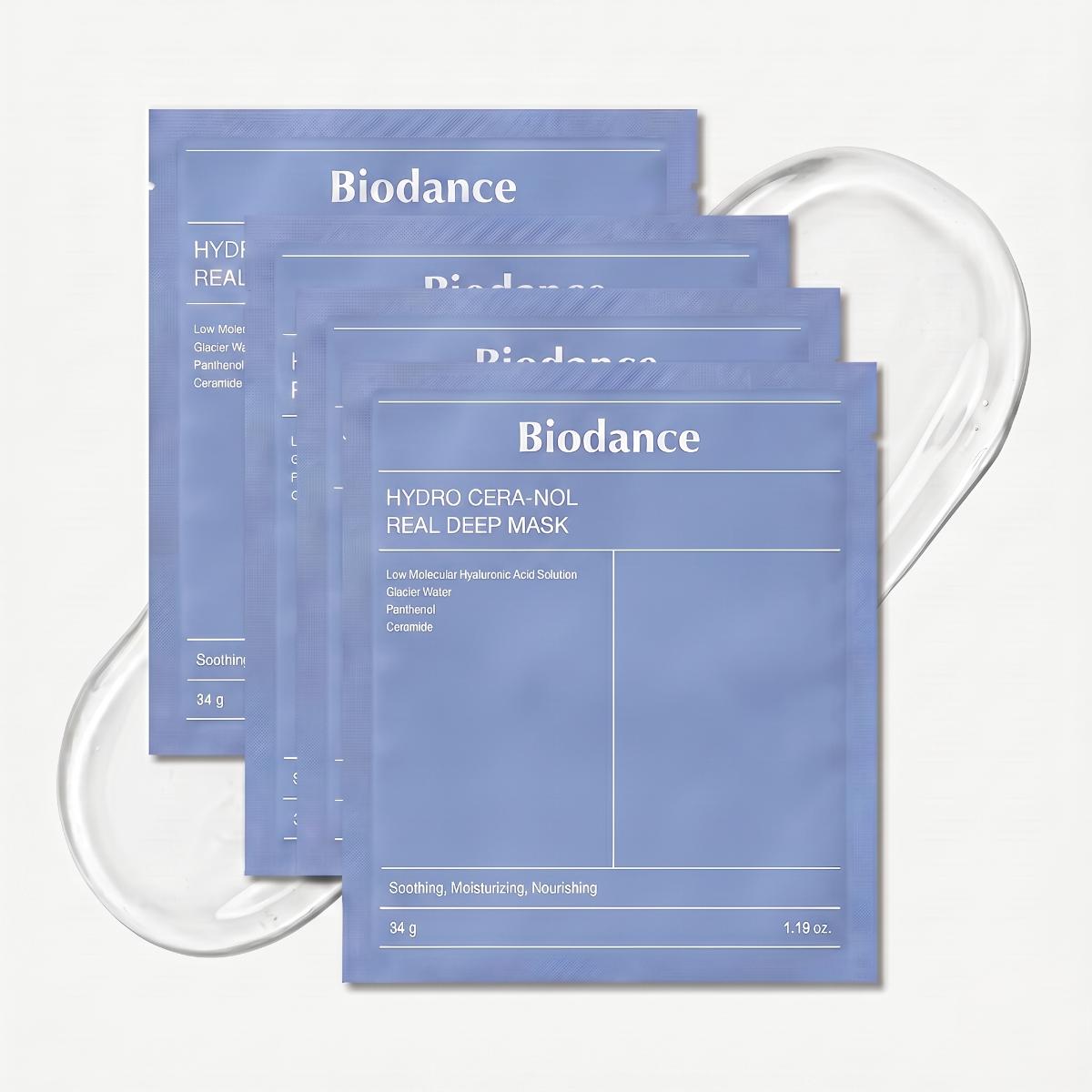 Biodance Hydro Cera nol Real Deep Mask 4 Sheets