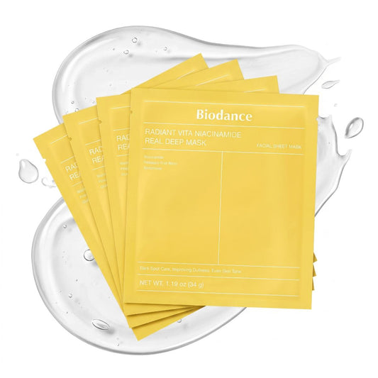 Biodance Radiant Vita Niacinamide Real Deep Mask 4 Sheets
